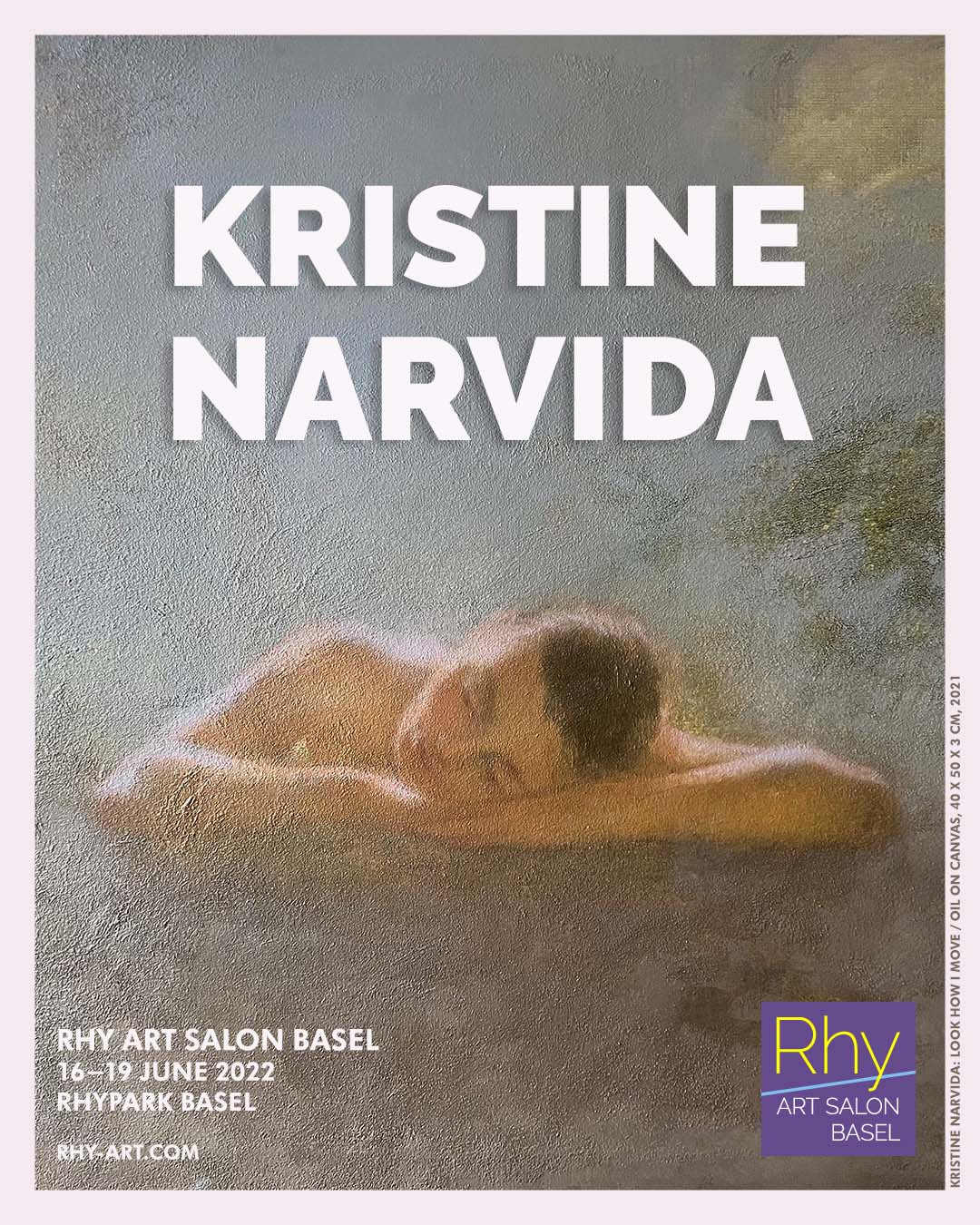 Kristine Narvida at Rhy Art Salon Basel 2022