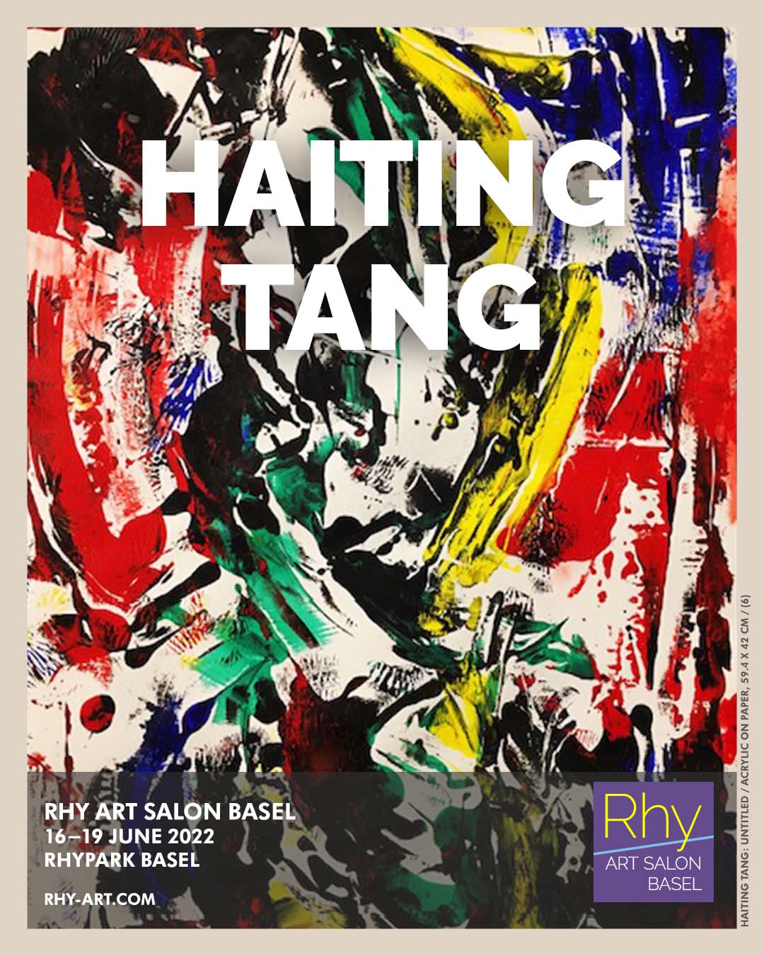 Haiting Tang at Rhy Art Salon Basel 2022